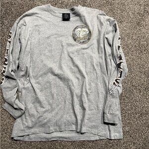 Men’s Sturgis Gray Long Sleeve University Shirt